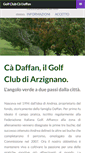 Mobile Screenshot of golfclubcadaffan.it